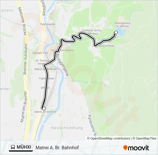 MÜHXI Bus Line Map