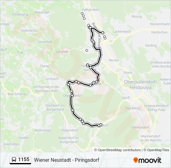 1155 Bus Line Map