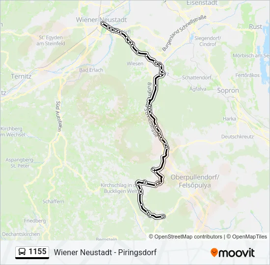 1155 Bus Line Map