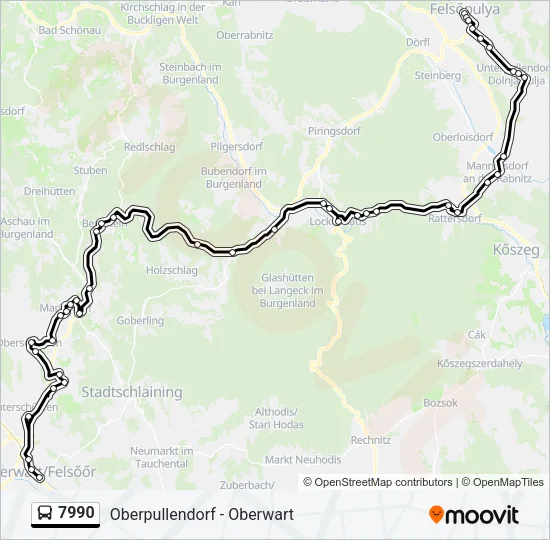 7990 Bus Line Map
