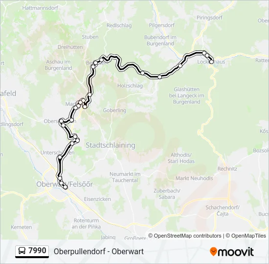 7990 Bus Line Map