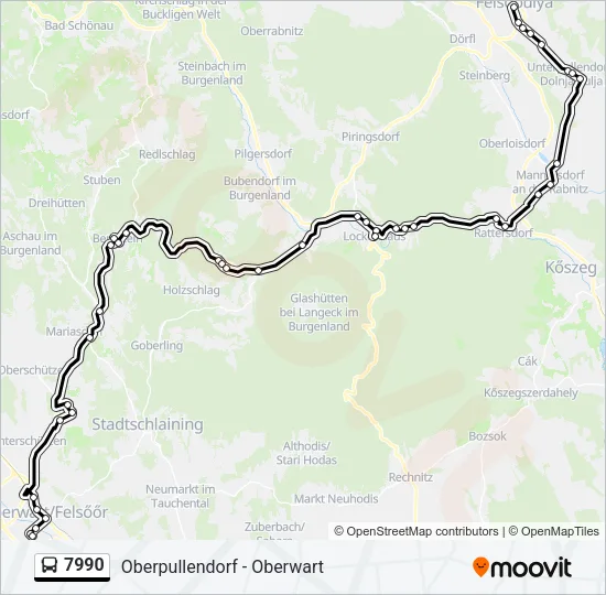 7990 Bus Line Map