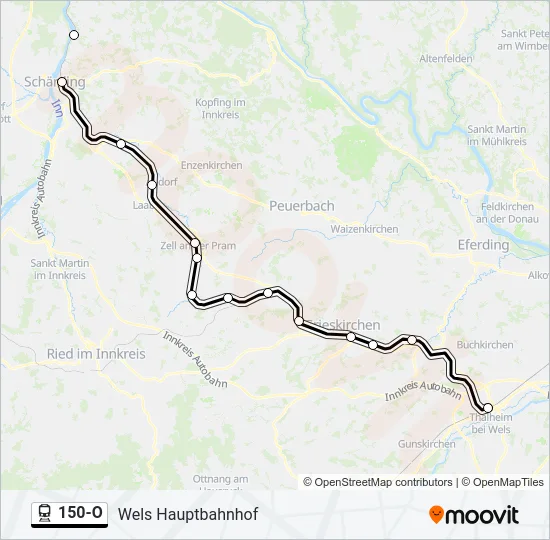 150-O Train Line Map