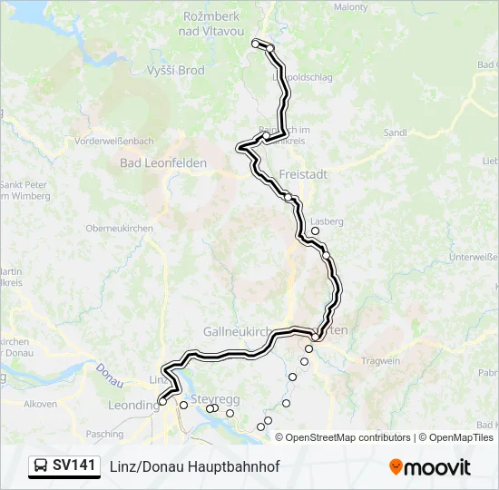 SV141 Bus Line Map