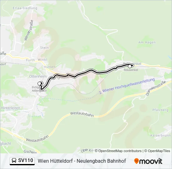SV110 Bus Line Map