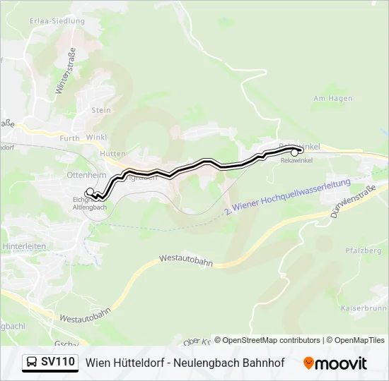 SV110 Bus Line Map
