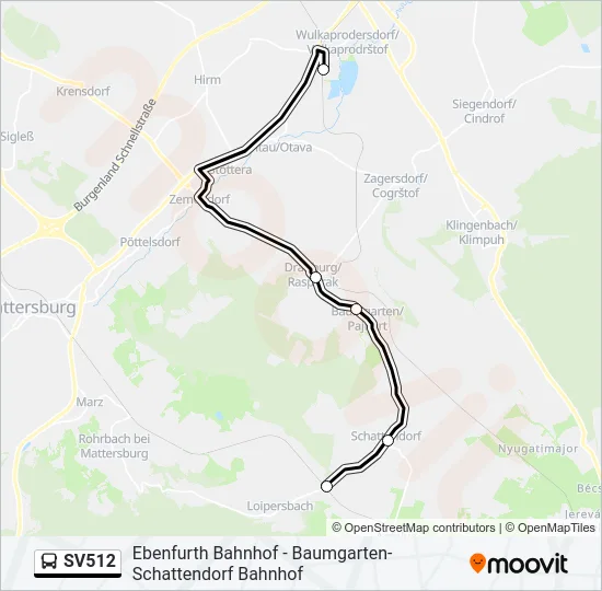 SV512 Bus Line Map