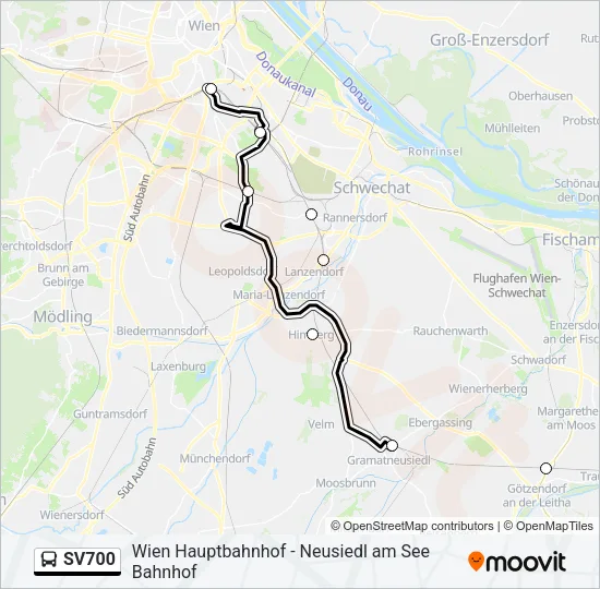 SV700 Bus Line Map