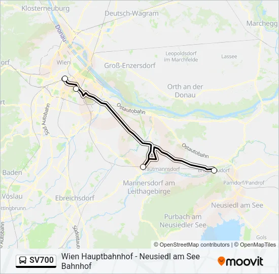 SV700 Bus Line Map