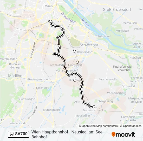 SV700 Bus Line Map