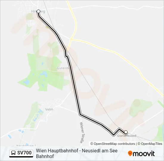 SV700 Bus Line Map