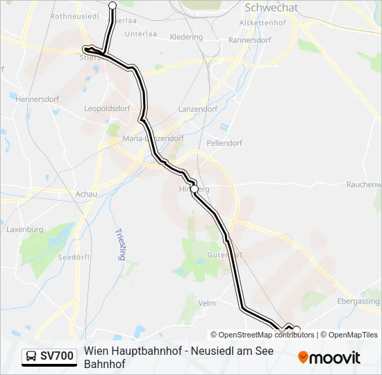 SV700 Bus Line Map
