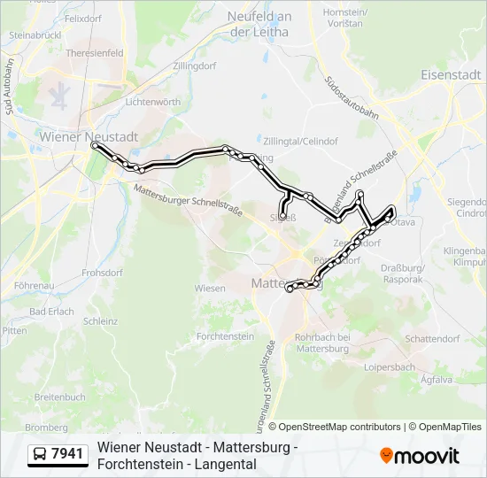 7941 Bus Line Map