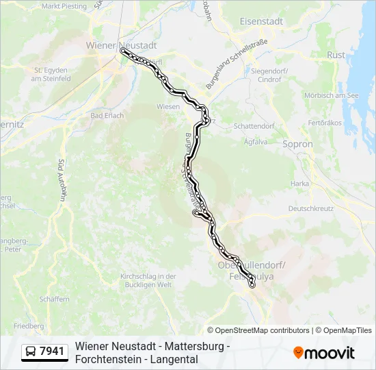 7941 Bus Line Map