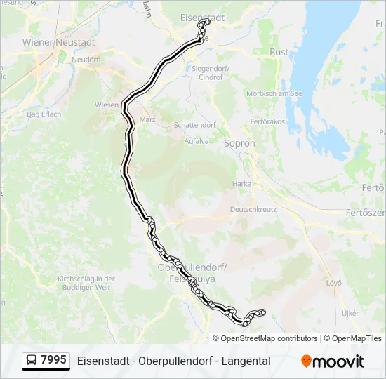 7995 Bus Line Map