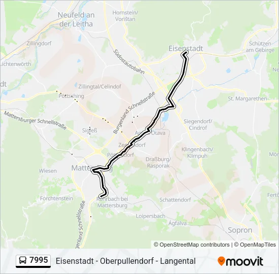 7995 Bus Line Map