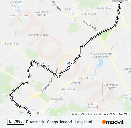 7995 Bus Line Map