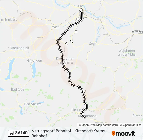 SV140 Bus Line Map