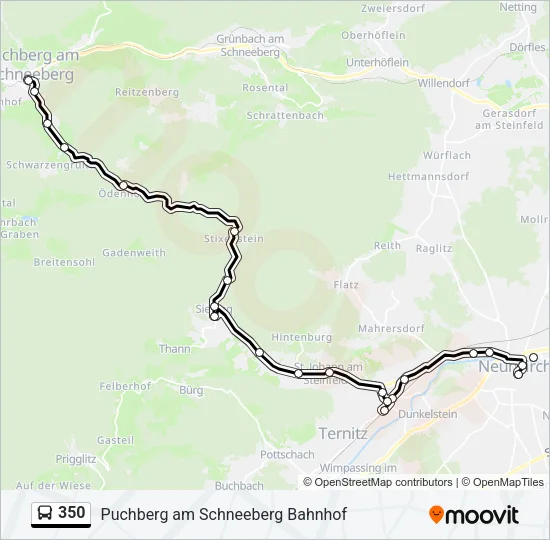350 Bus Line Map