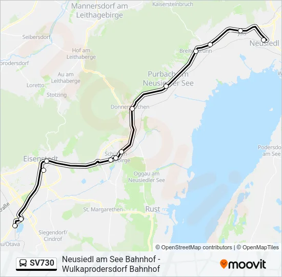 SV730 Bus Line Map