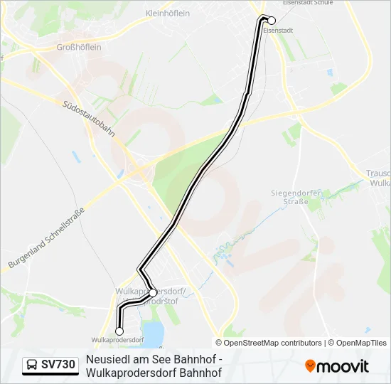 SV730 Bus Line Map