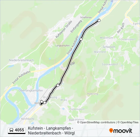 linie 4055 Karte