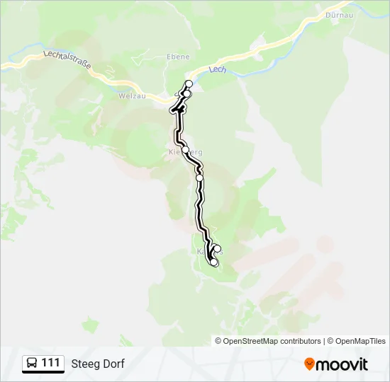 111  Line Map