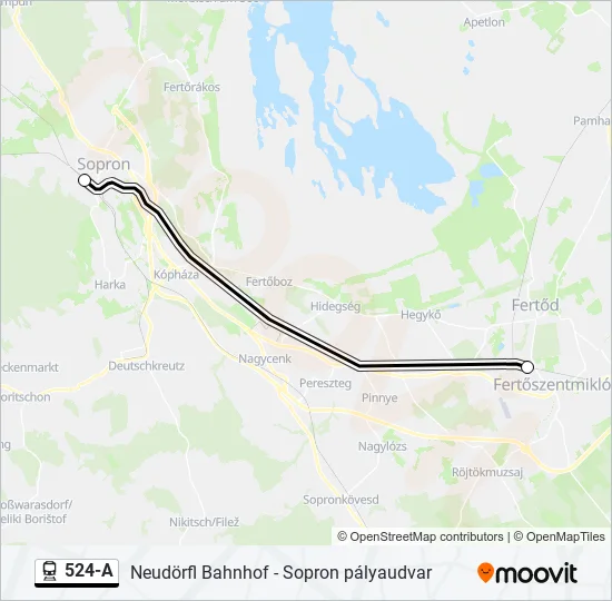 524-A Train Line Map