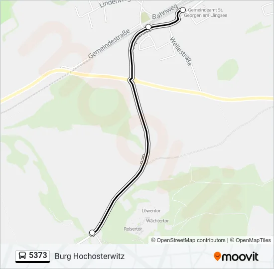 5373 Bus Line Map