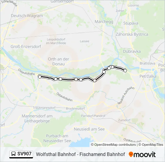 SV907 Bus Line Map