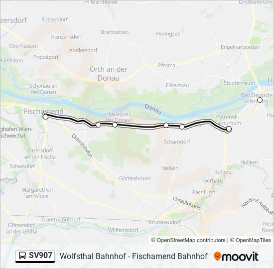 SV907 Bus Line Map