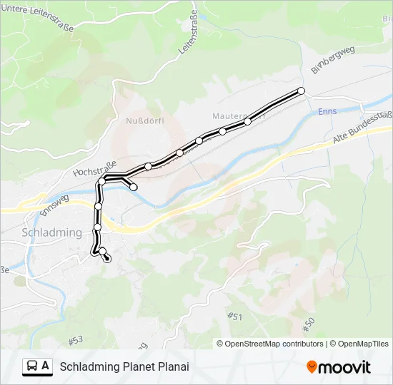 A Bus Line Map