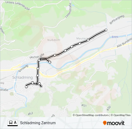 A Bus Line Map