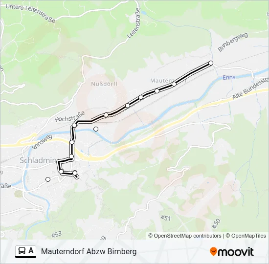 A Bus Line Map