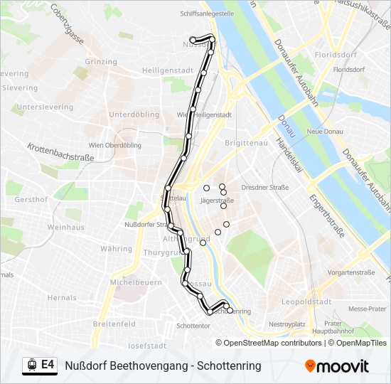 E4 Light Rail Line Map