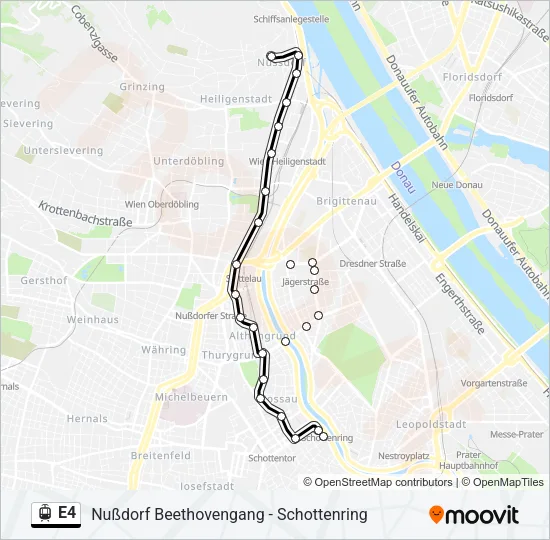 E4 Light Rail Line Map