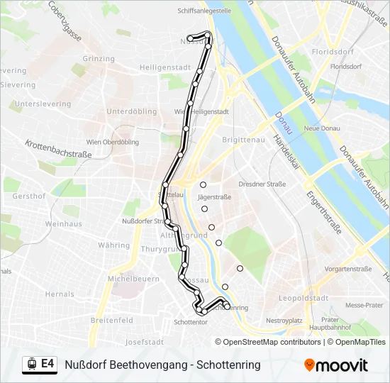E4 Light Rail Line Map