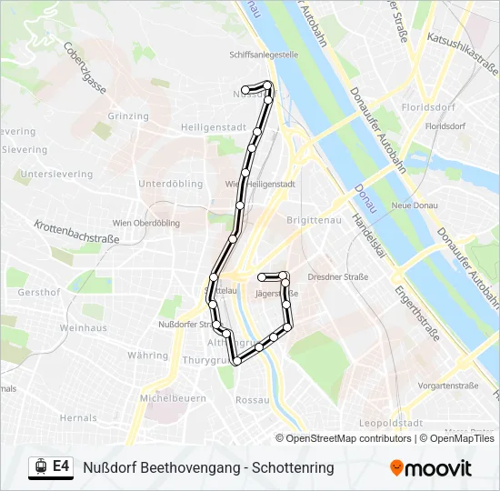 E4 Light Rail Line Map