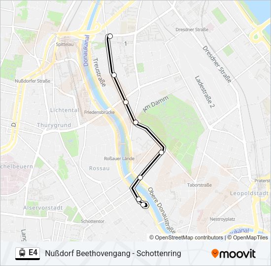 E4 Light Rail Line Map