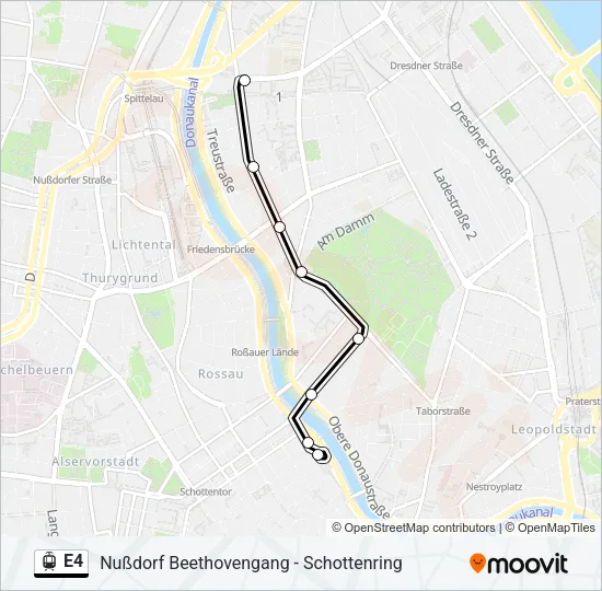 E4 Light Rail Line Map