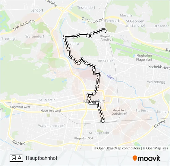 A Bus Line Map