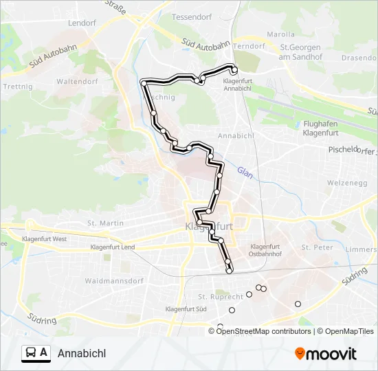 A Bus Line Map