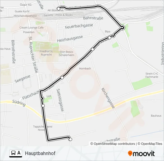 A Bus Line Map