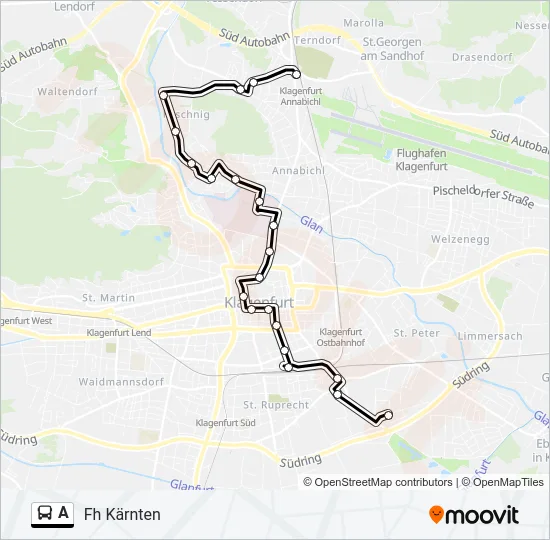 A Bus Line Map