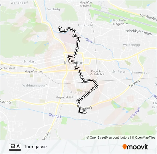 A Bus Line Map