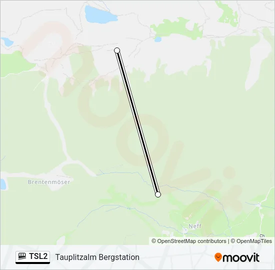 TSL2 Funicular Line Map