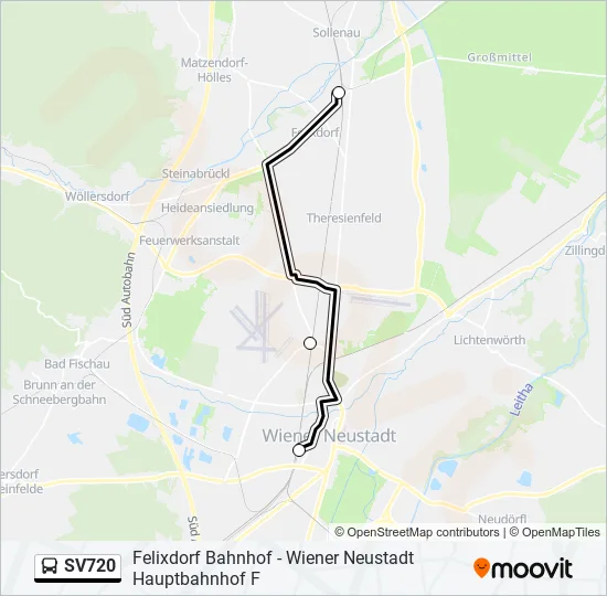 SV720 Bus Line Map