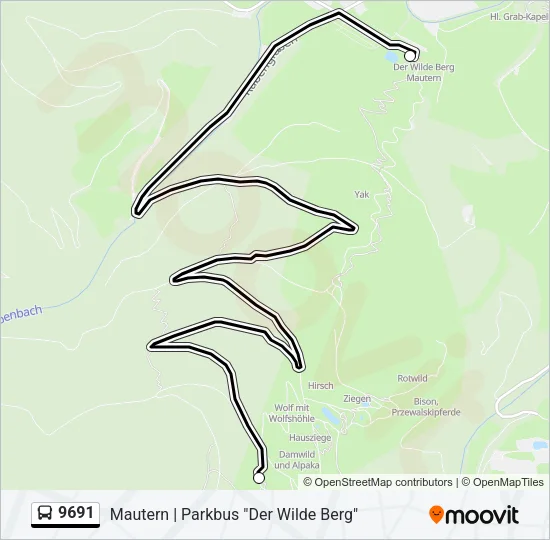 9691 Bus Line Map