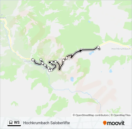 WS Bus Line Map