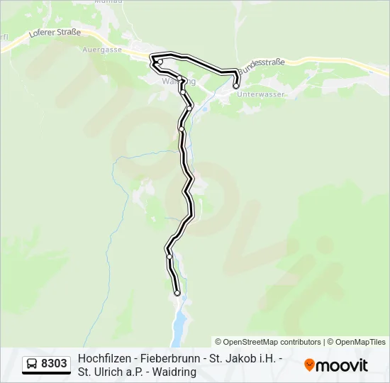 8303 Bus Line Map
